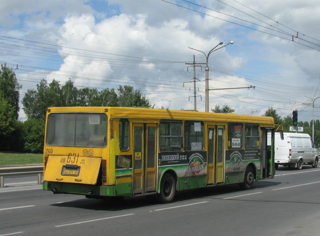 Липецкая область, ЛиАЗ-5256.40 № 260