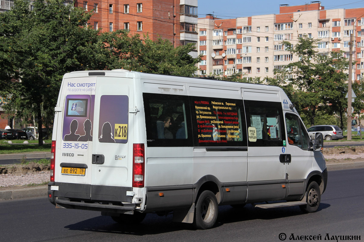 Sankt Petersburg, Nizhegorodets-2227UT (IVECO Daily) Nr ВЕ 892 78