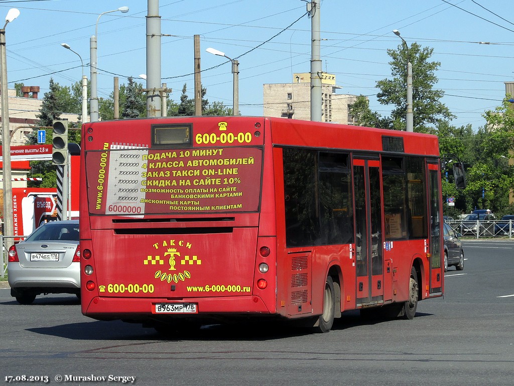 Санкт-Петербург, МАЗ-206.067 № В 963 МР 178