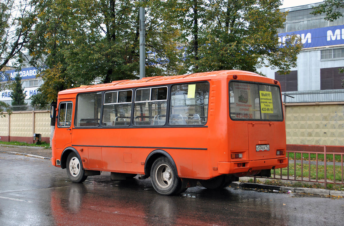 Ніжагародская вобласць, ПАЗ-32054 № В 534 ОА 152