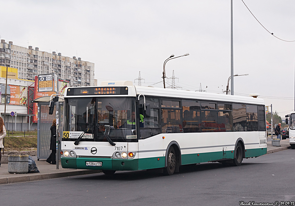 Санкт-Петербург, ЛиАЗ-5292.20 № 7107