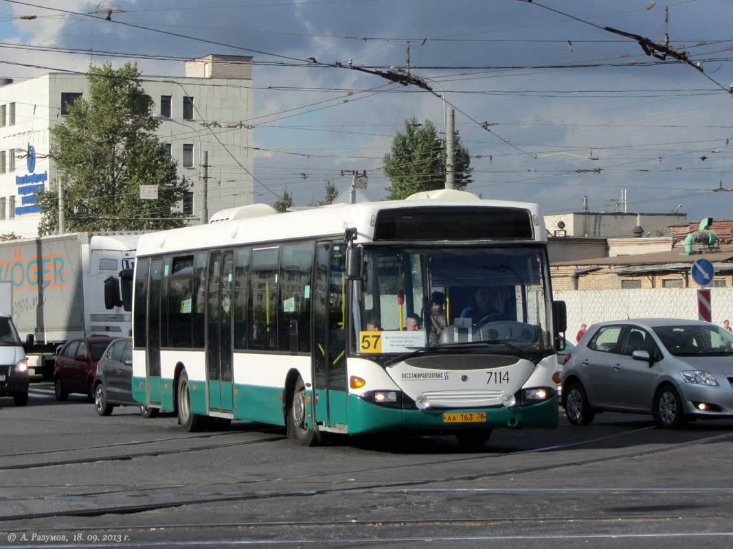 Санкт-Петербург, Scania OmniLink I (Скания-Питер) № 7114