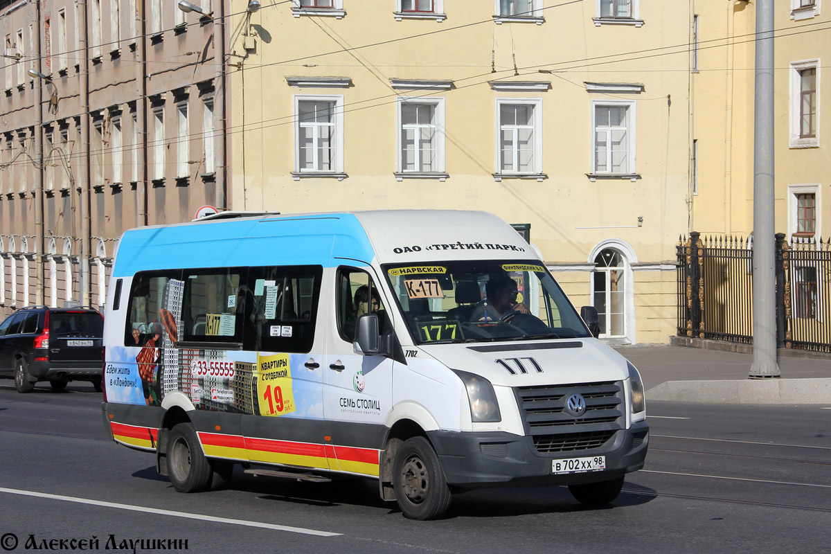 Санкт-Петербург, БТД-2219 (Volkswagen Crafter) № В 702 ХХ 98