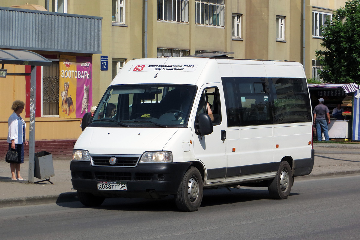 Новосибирская область, FIAT Ducato 244 CSMMC-RLL, -RTL № А 038 ТТ 154