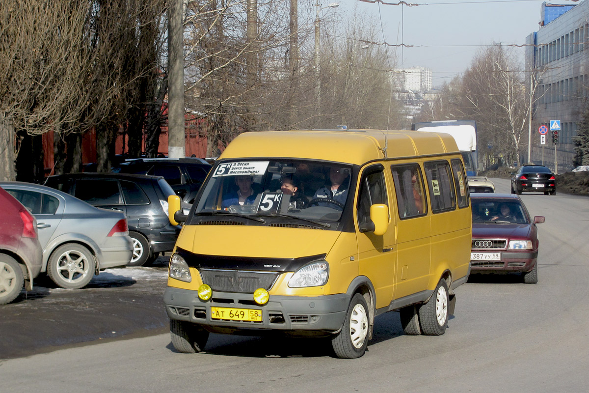 Пензенская область, ГАЗ-322131 (X78) № АТ 649 58