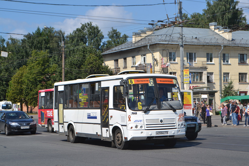 Санкт-Петербург, ПАЗ-320412-05 № 7640