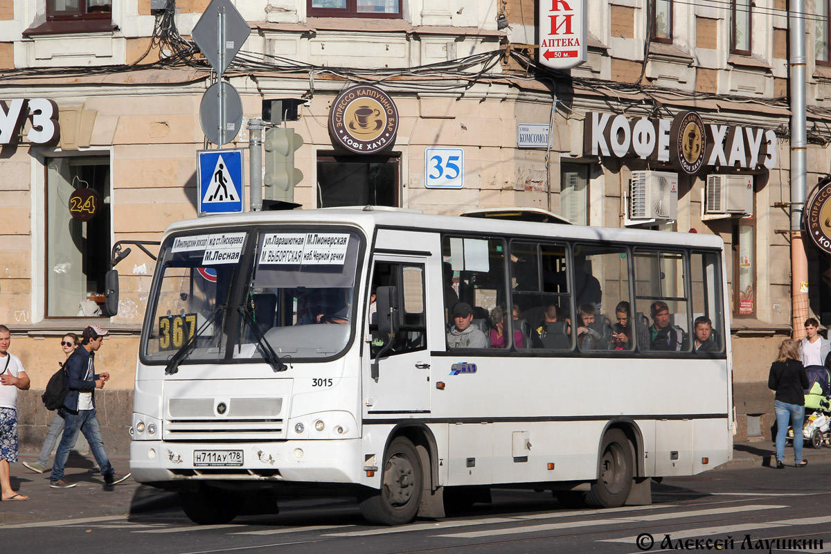 Санкт-Петербург, ПАЗ-320402-05 № 3015