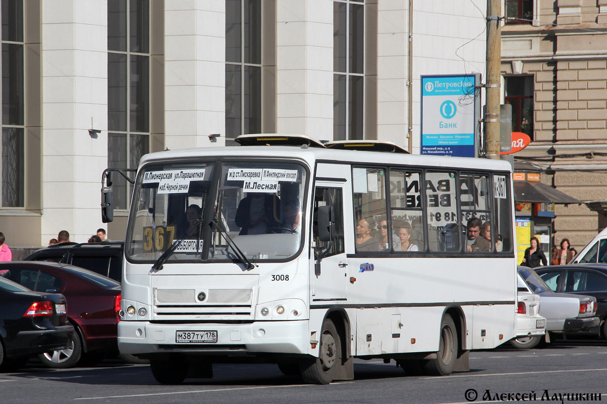 Санкт-Петербург, ПАЗ-320402-05 № 3008