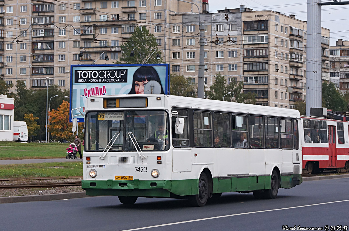 Санкт-Петербург, ЛиАЗ-5256.25 № 7423