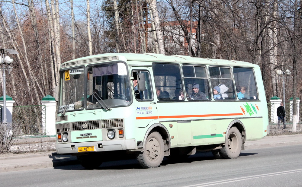 Томская область, ПАЗ-32054 № АС 487 70