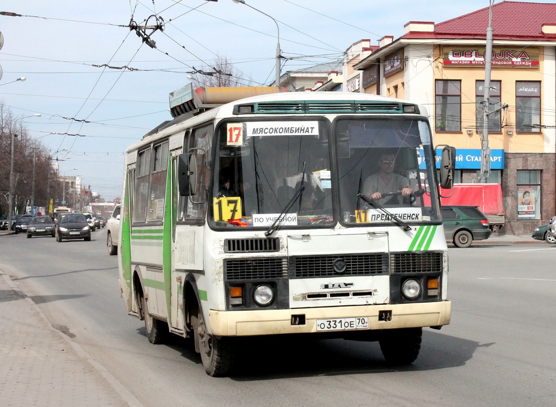 Томская область, ПАЗ-32051-110 № О 331 ОЕ 70