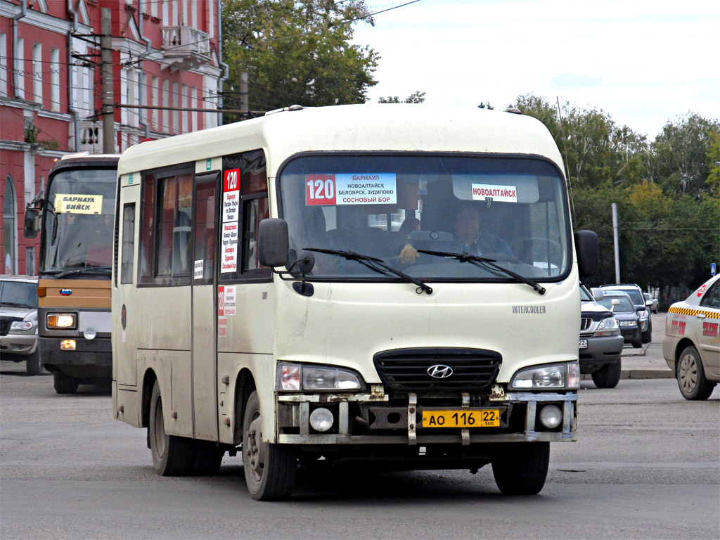 Алтайский край, Hyundai County SWB (РЗГА) № АО 116 22