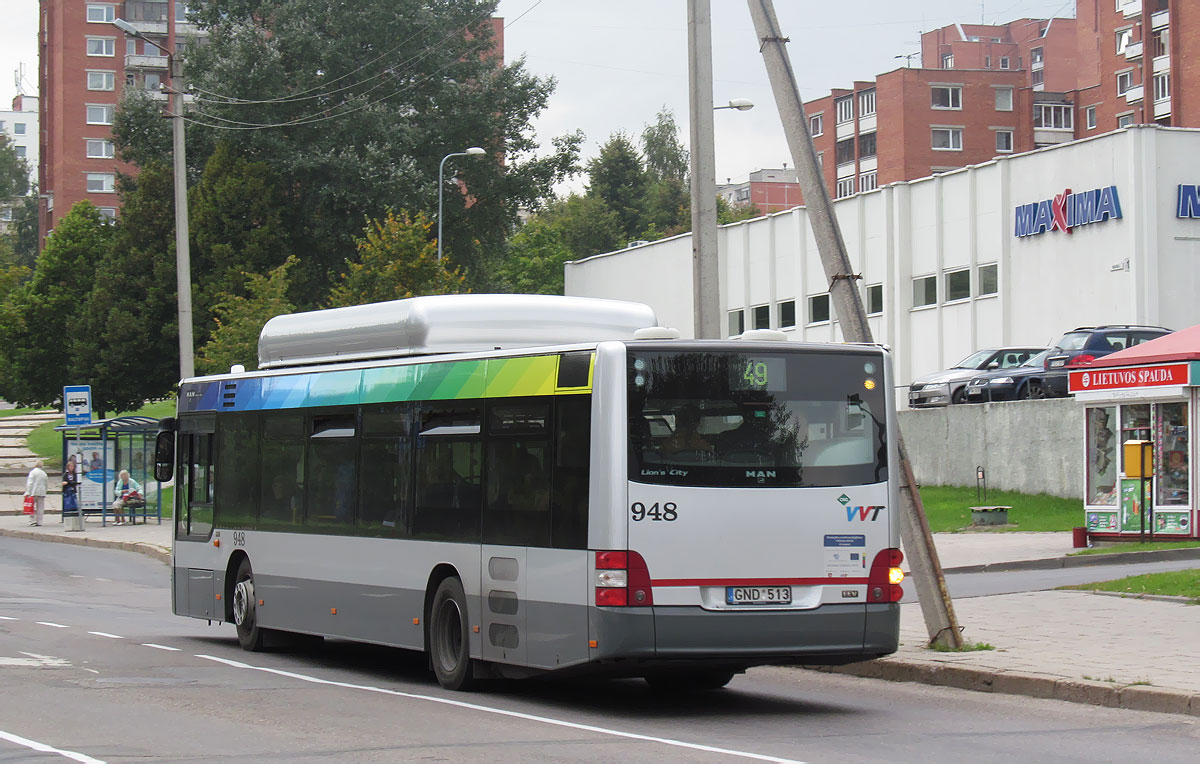 Литва, MAN A21 Lion's City NL273 CNG № 948