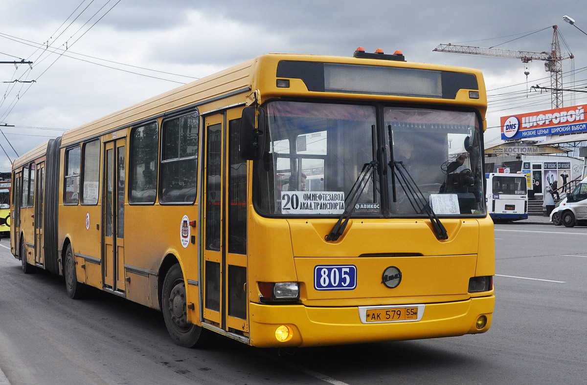 Omsk region, LiAZ-6212.00 Nr. 805