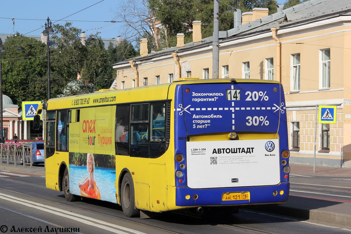 Санкт-Петербург, Golden Dragon XML6112UE № АН 121 78