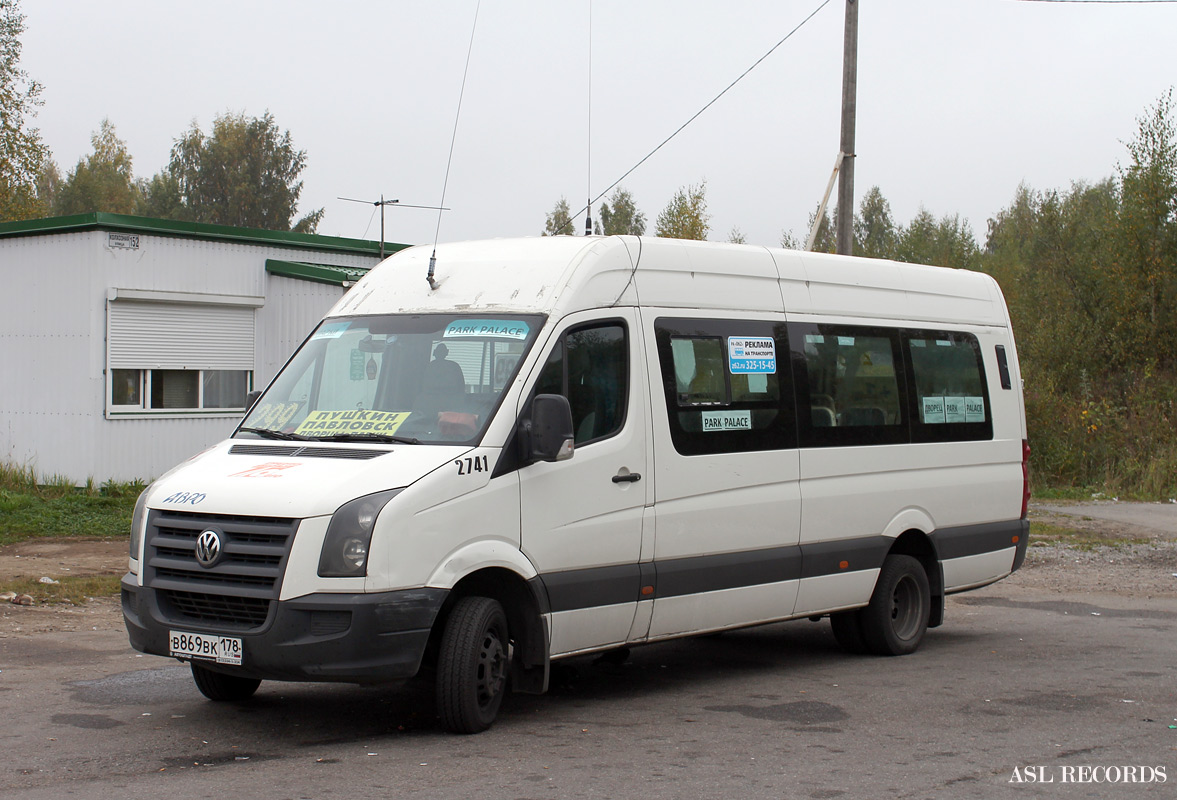 Санкт-Петербург, БТД-2219 (Volkswagen Crafter) № 2741