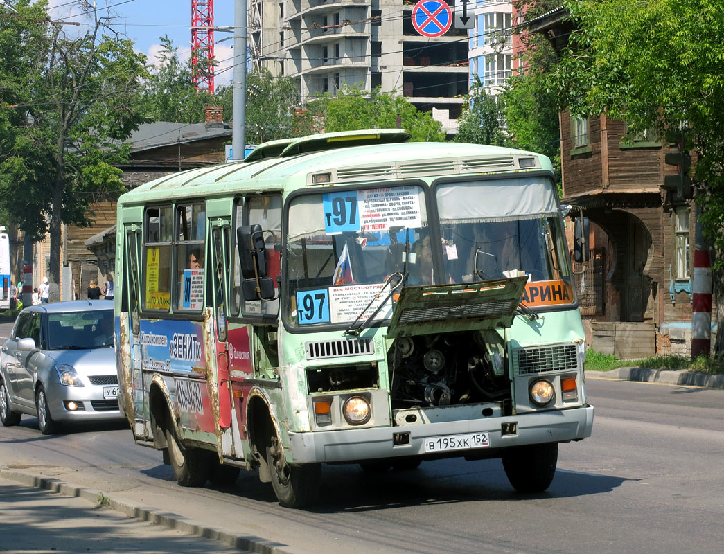 Nizhegorodskaya region, PAZ-32054 Nr. В 195 ХК 152