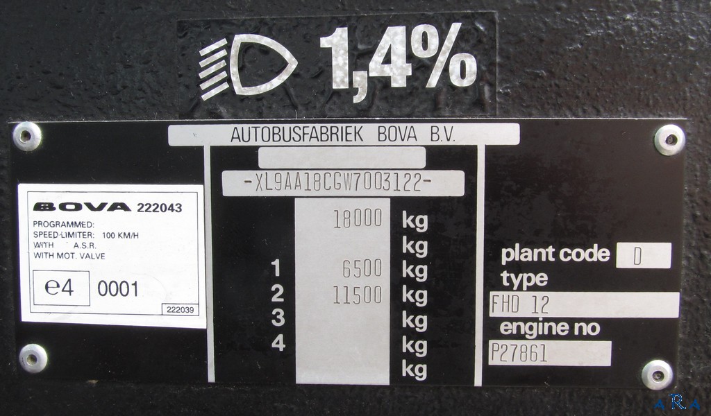 Литва, Bova Futura FHD 12.370 № FZH 117