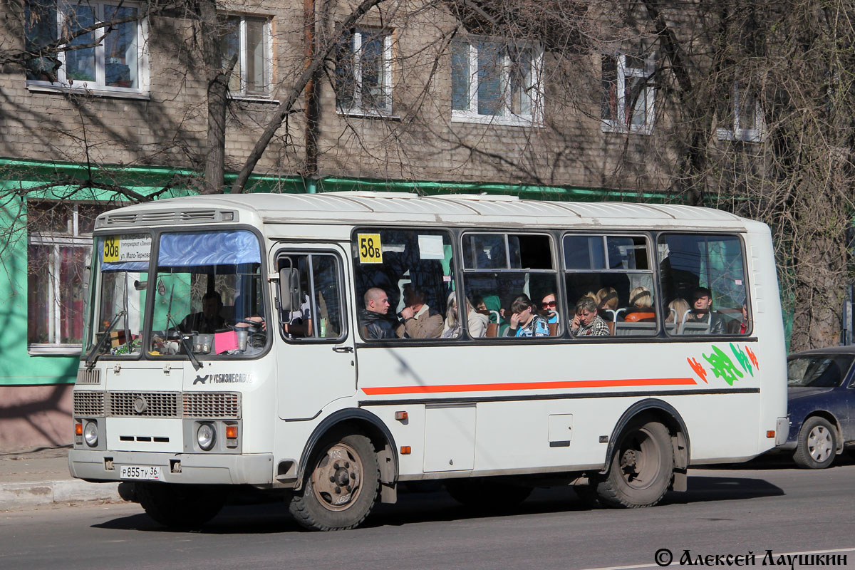 Воронежская область, ПАЗ-32054 № Р 855 ТУ 36