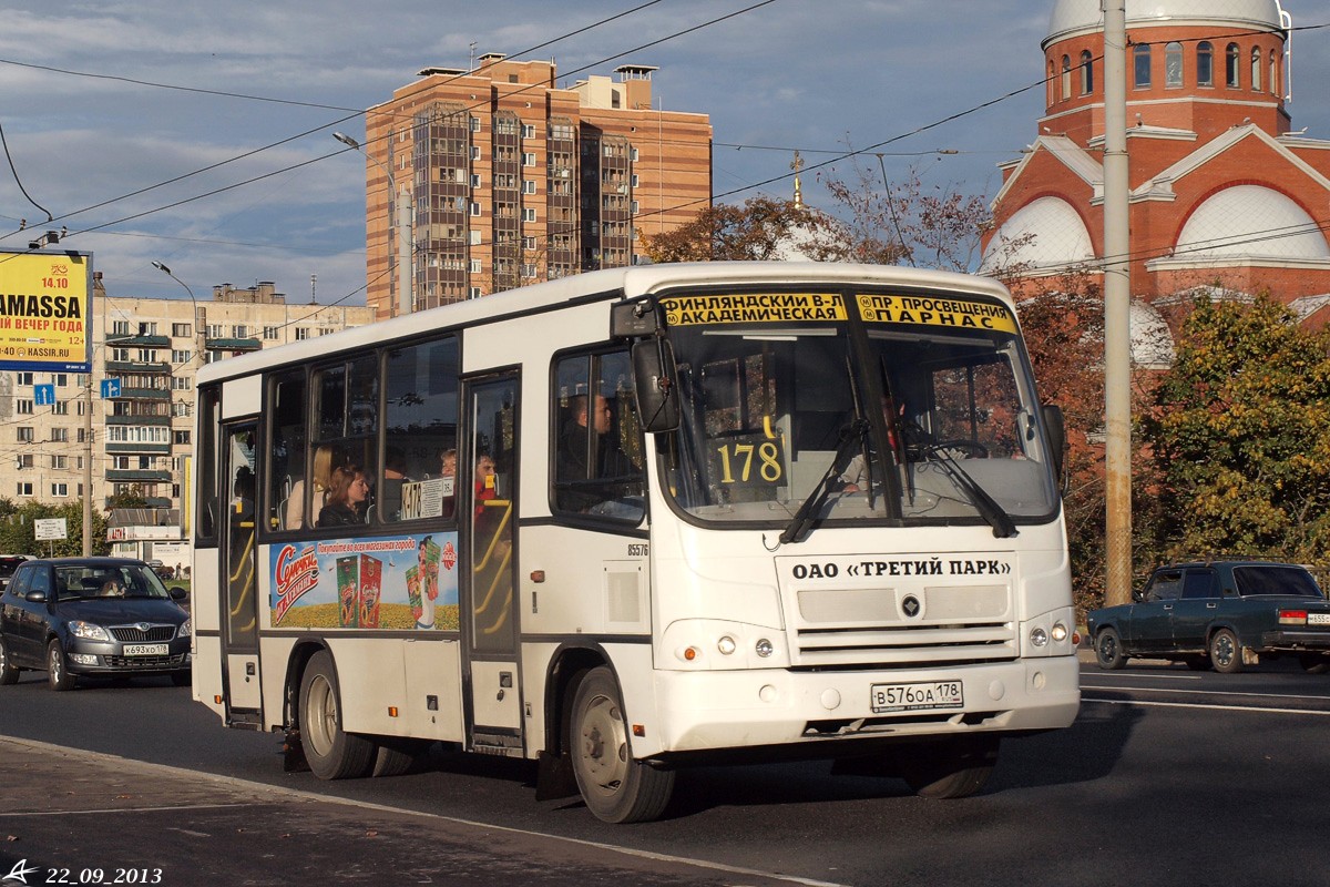 Санкт-Петербург, ПАЗ-320402-05 № В 576 ОА 178