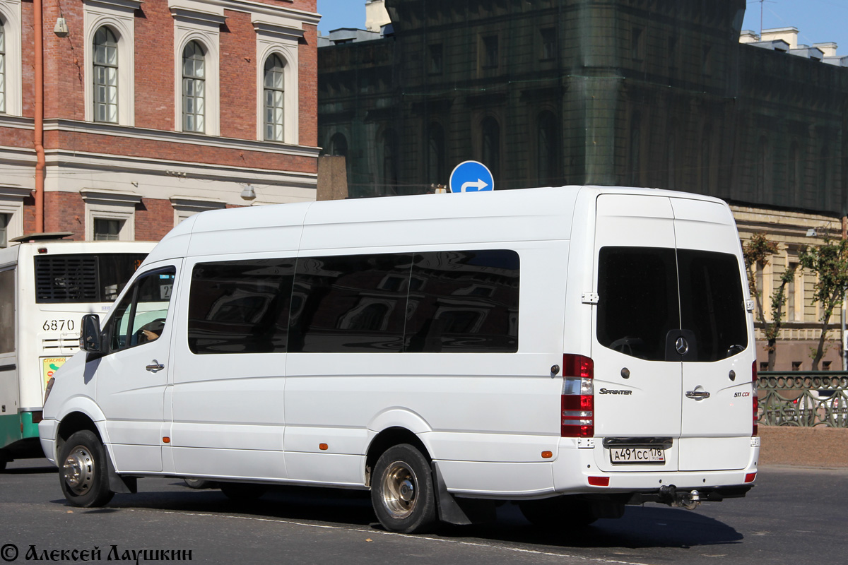 Saint Petersburg, Mercedes-Benz Sprinter W906 511CDI # А 491 СС 178