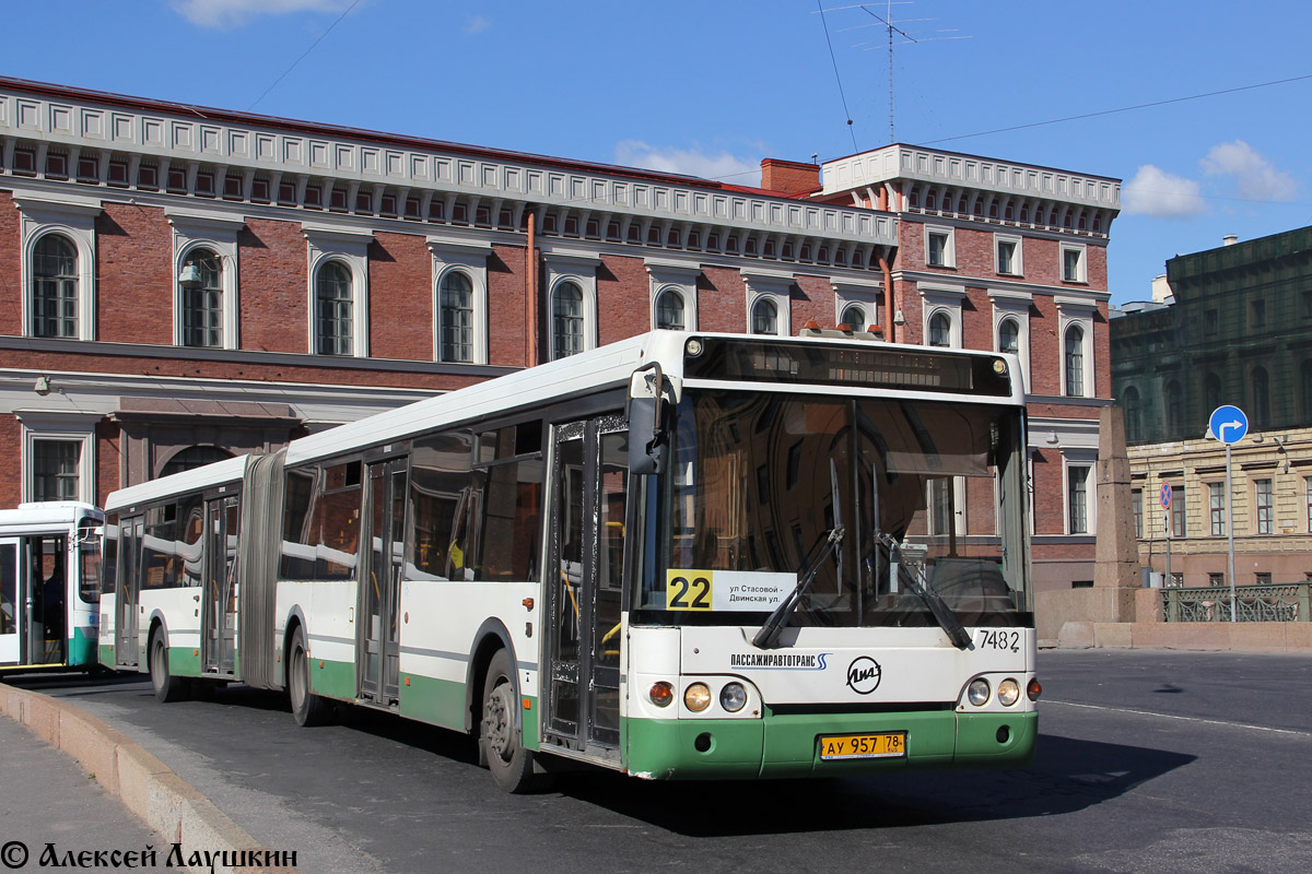 Санкт-Петербург, ЛиАЗ-6213.20 № 7482