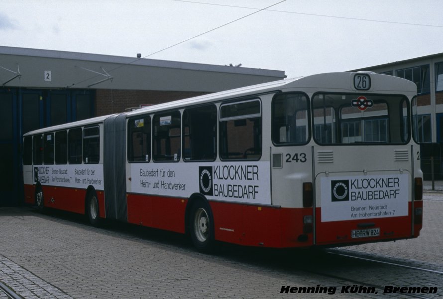 Бремен, Mercedes-Benz O305G № 243