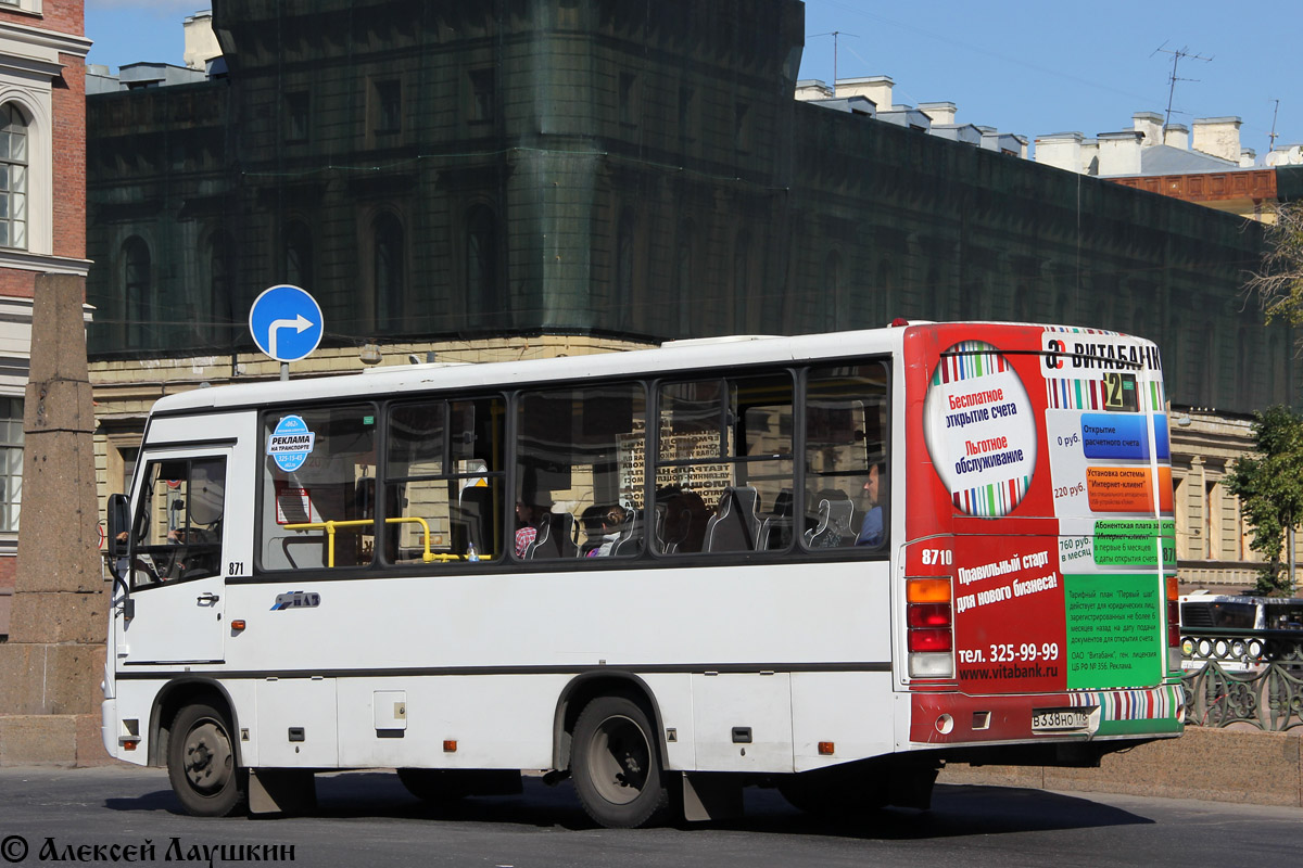 Санкт-Петербург, ПАЗ-320402-05 № 8710