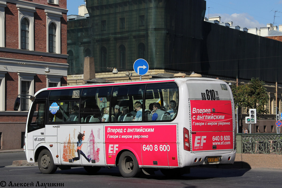 Санкт-Петербург, Yutong ZK6737D № ВВ 610 78