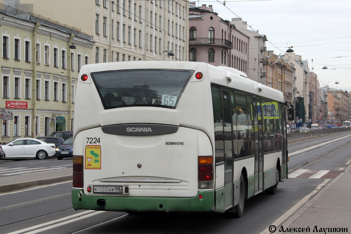 Petrohrad, Scania OmniLink I (Scania-St.Petersburg) č. 7224