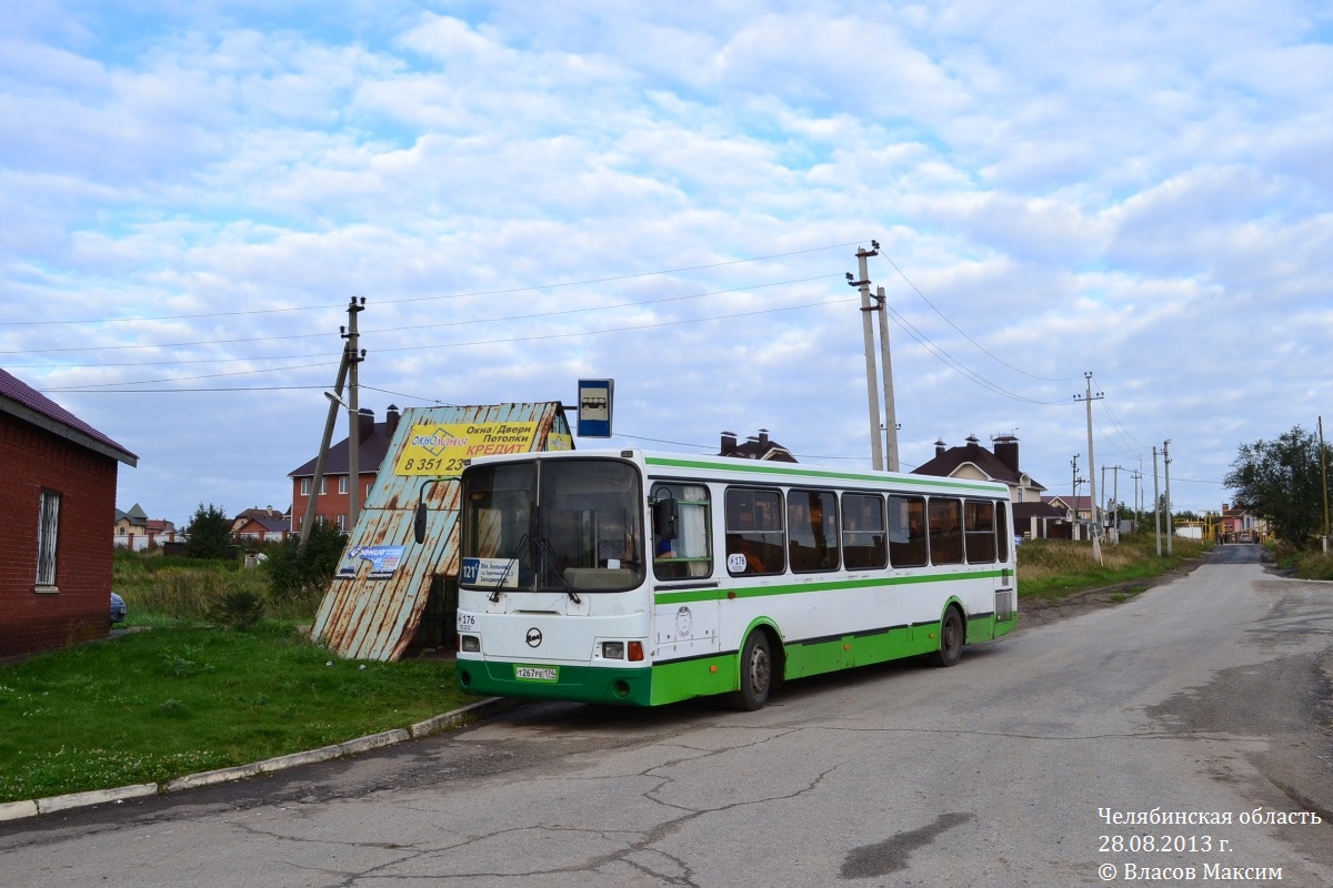 Chelyabinsk region, LiAZ-5256.25 № 176