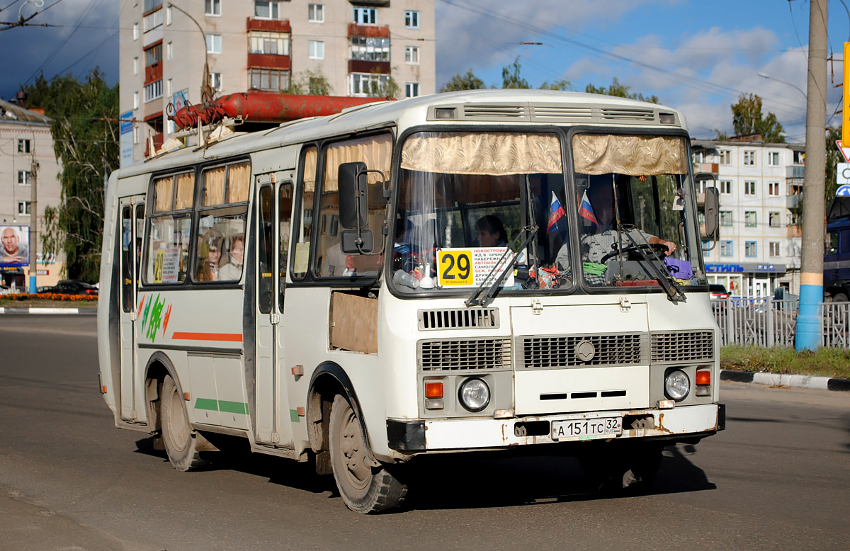 Брянская область, ПАЗ-32054 № А 151 ТС 32