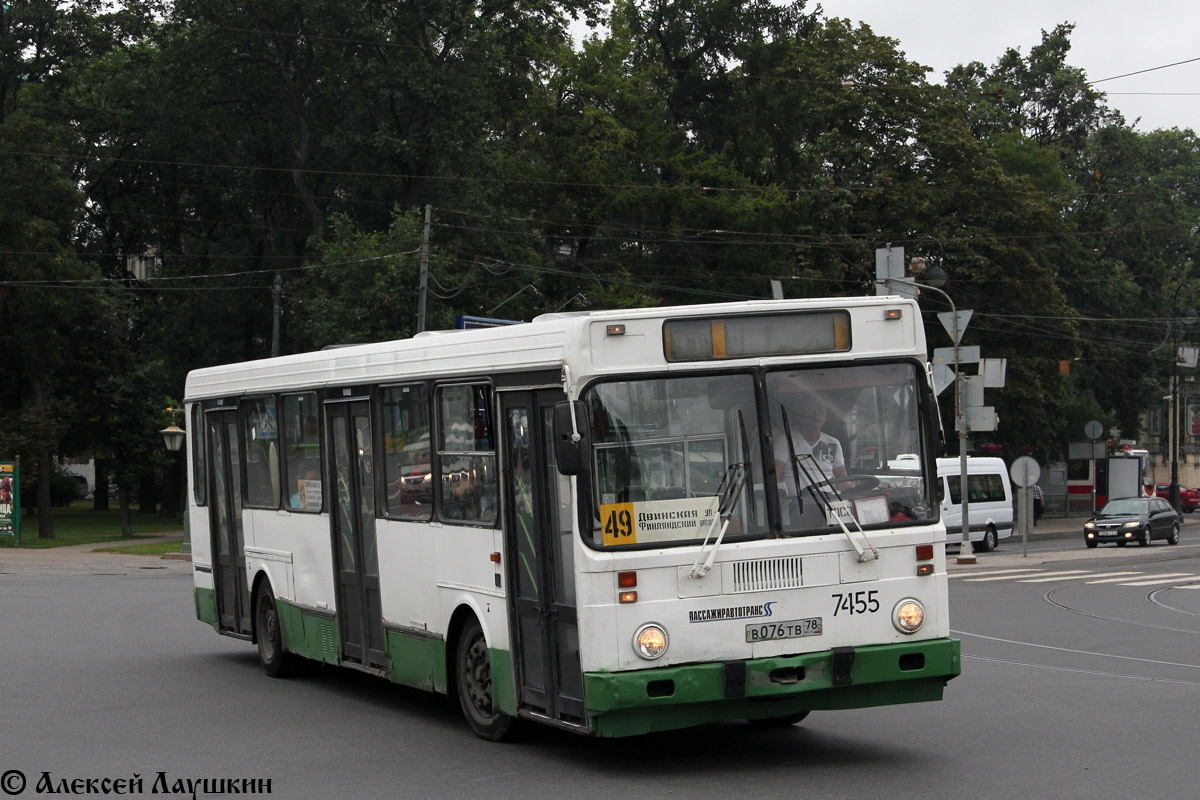 Санкт-Петербург, ЛиАЗ-5256.25 № 7455