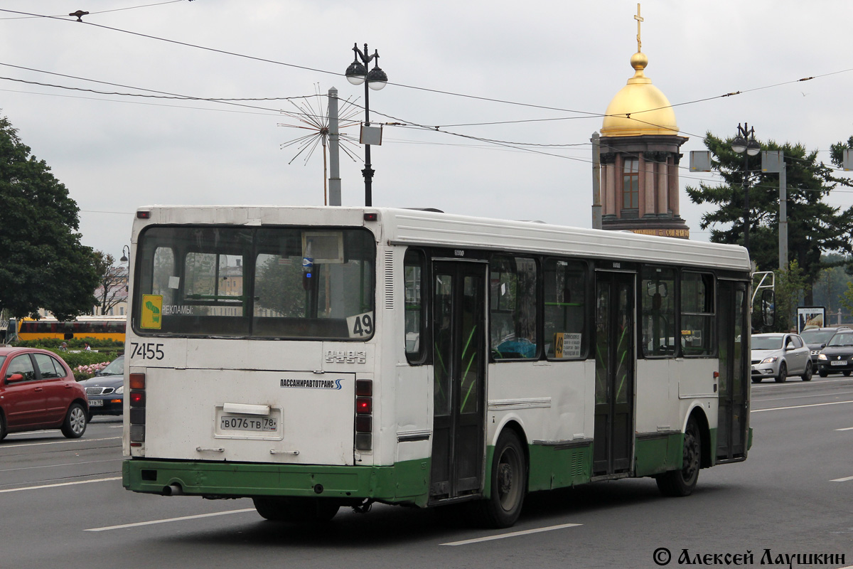 Санкт-Петербург, ЛиАЗ-5256.25 № 7455