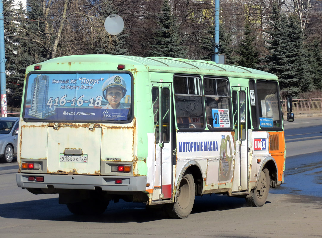 Нижегородская область, ПАЗ-32054 № В 186 ХК 152