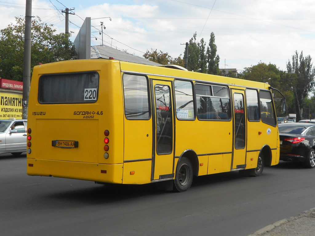 Одесская область, Богдан А09202 № BH 1406 AA