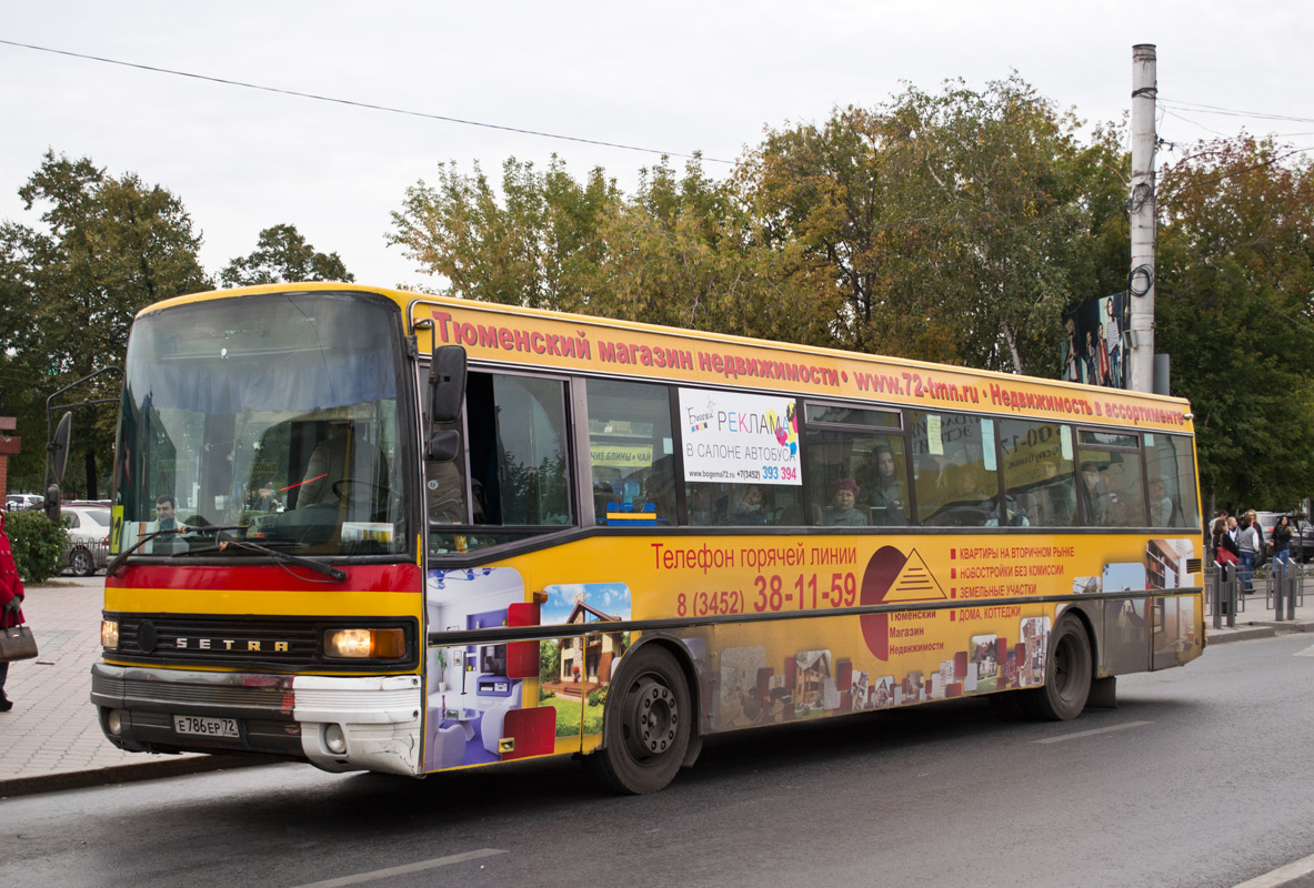 Тюменская область, Setra S215SL № Е 786 ЕР 72 — Фото — Автобусный транспорт