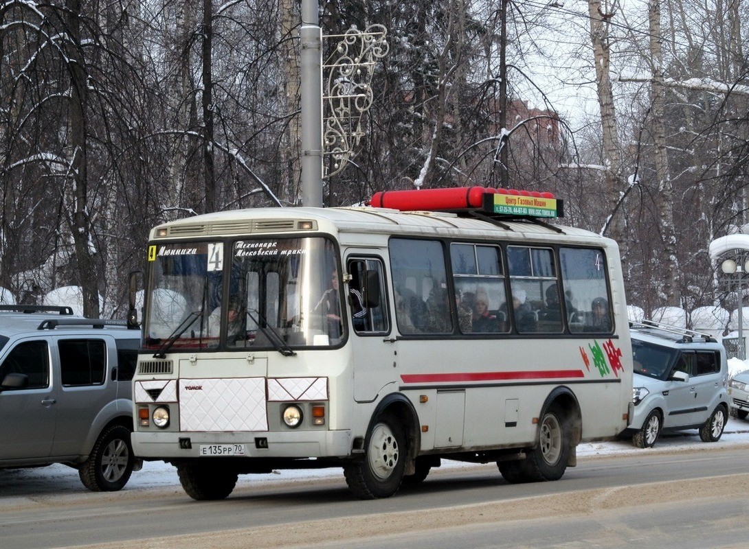 Томская область, ПАЗ-32054 № Е 135 РР 70