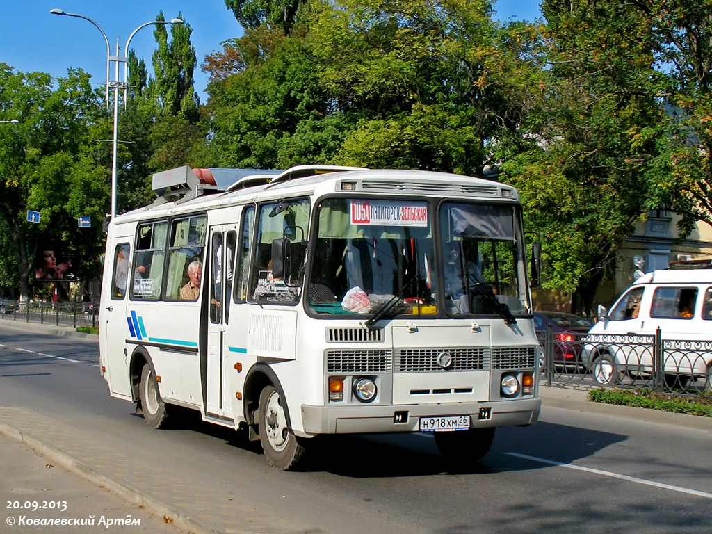 Ставропольский край, ПАЗ-32053 № Н 918 ХМ 26