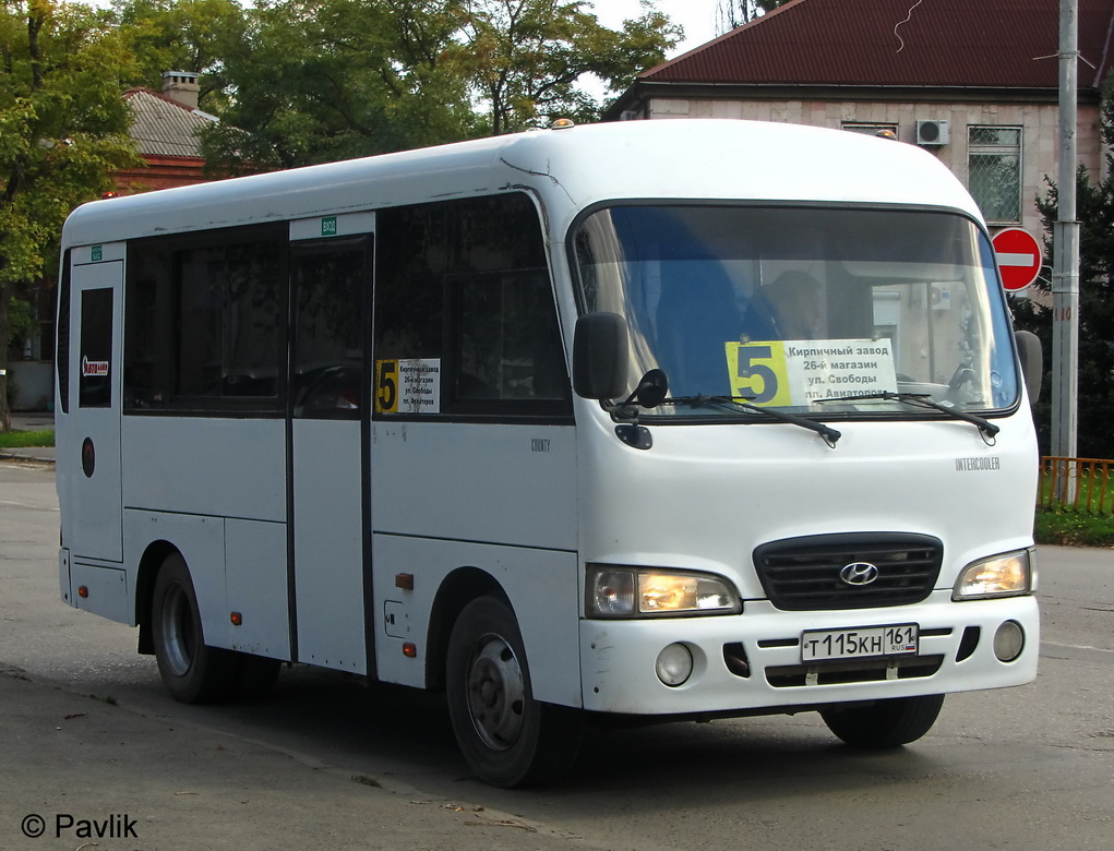 Ростовская область, Hyundai County SWB C06 (РЗГА) № Т 115 КН 161