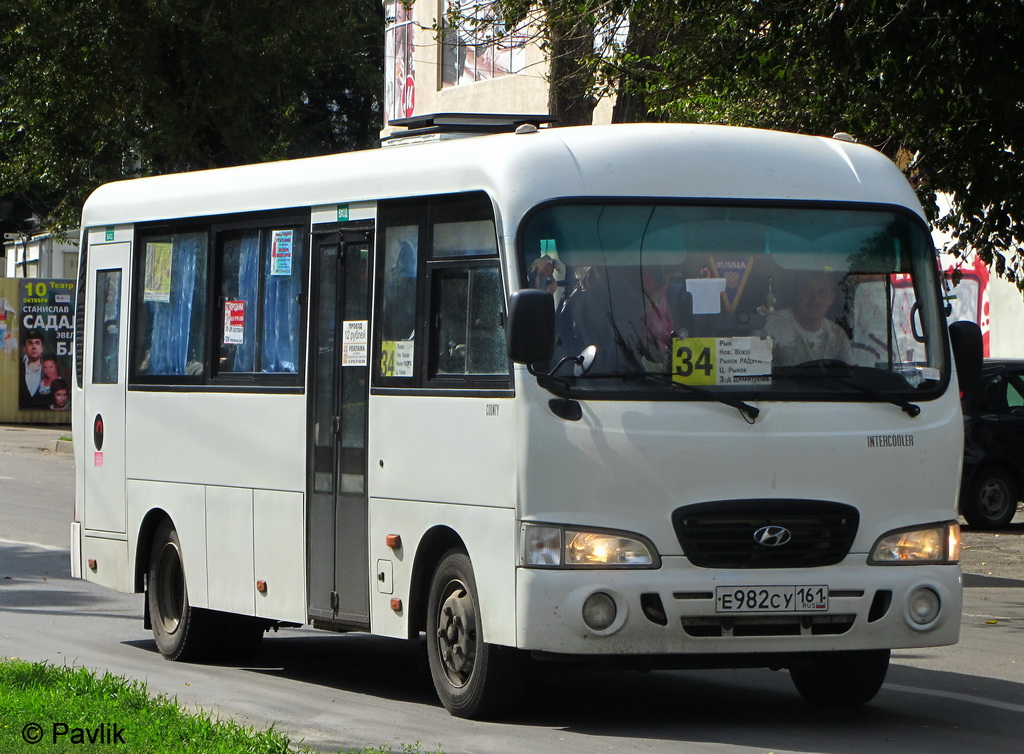 Ростовская область, Hyundai County LWB C09 (ТагАЗ) № Е 982 СУ 161