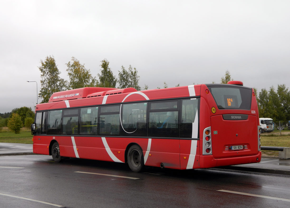 Эстония, Scania OmniCity II CNG № 826