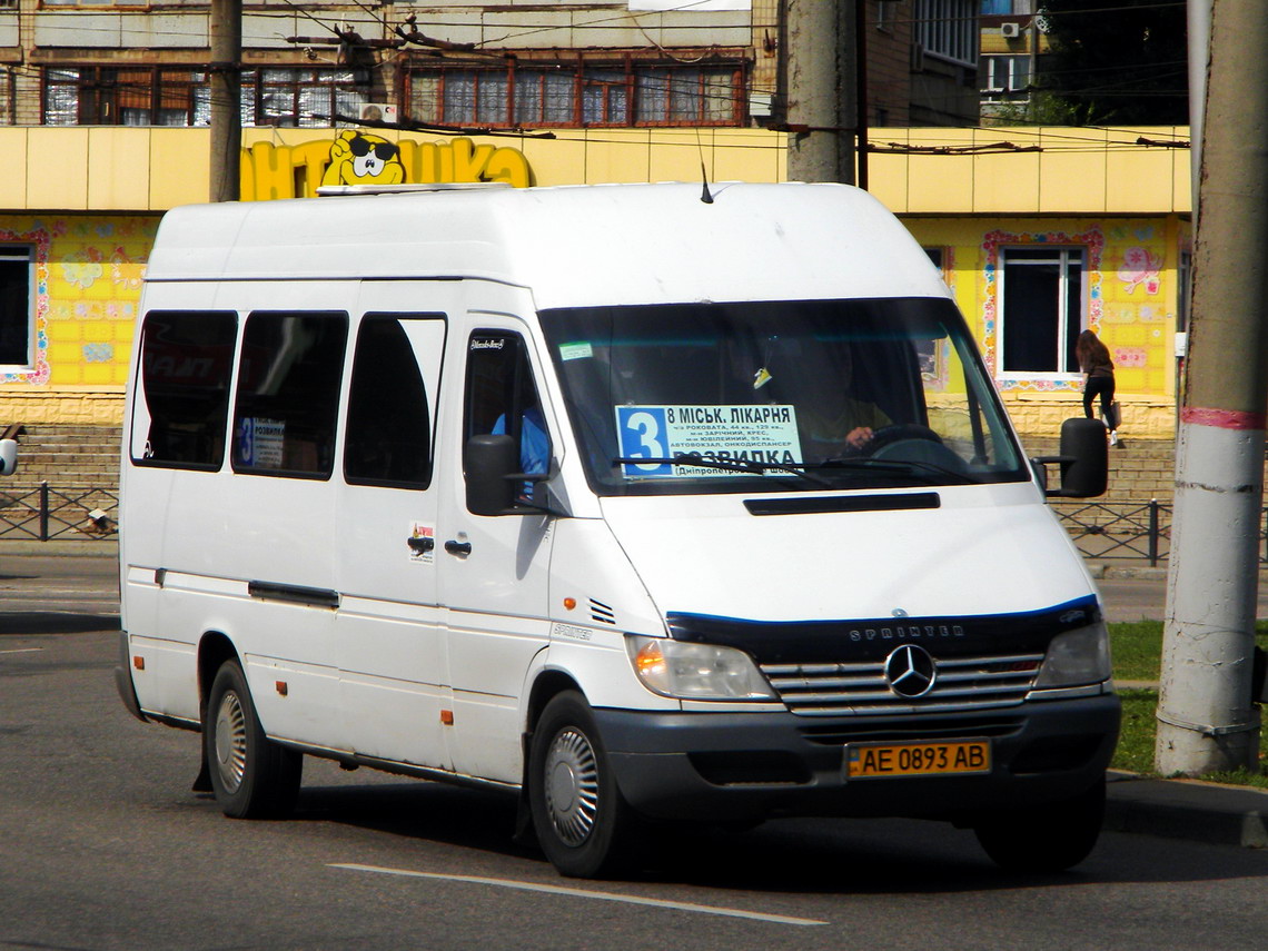 Днепропетровская область, Mercedes-Benz Sprinter W903 313CDI № AE 0893 AB