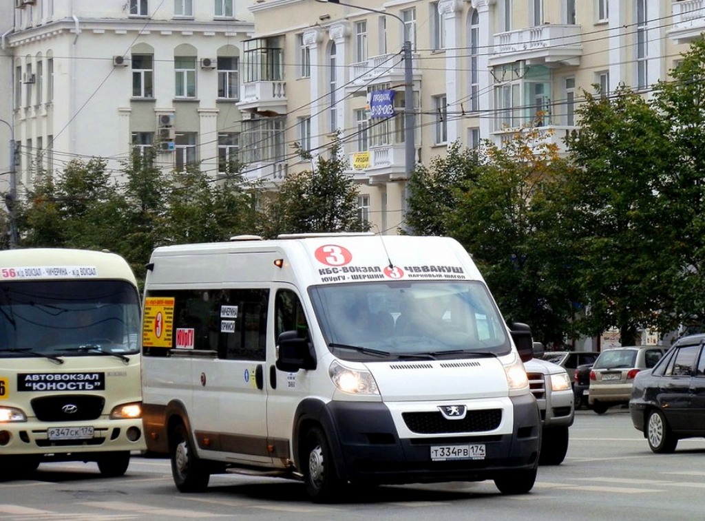 Челябинская область, Нижегородец-2227SK (Peugeot Boxer) № Т 334 РВ 174