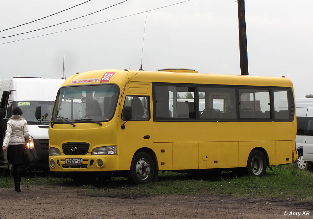 Чувашия, Hyundai County LWB C09 (ТагАЗ) № В 219 УА 21