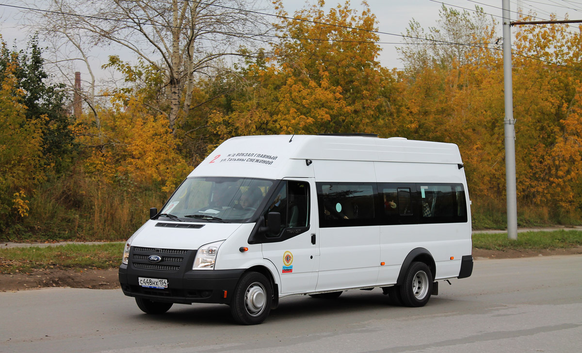 Novosibirsk region, Nizhegorodets-222709  (Ford Transit) # С 448 НХ 154