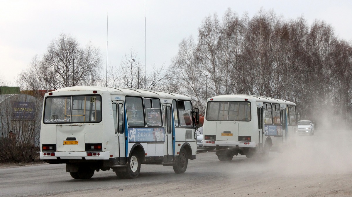 Томская область, ПАЗ-32054 № АС 450 70