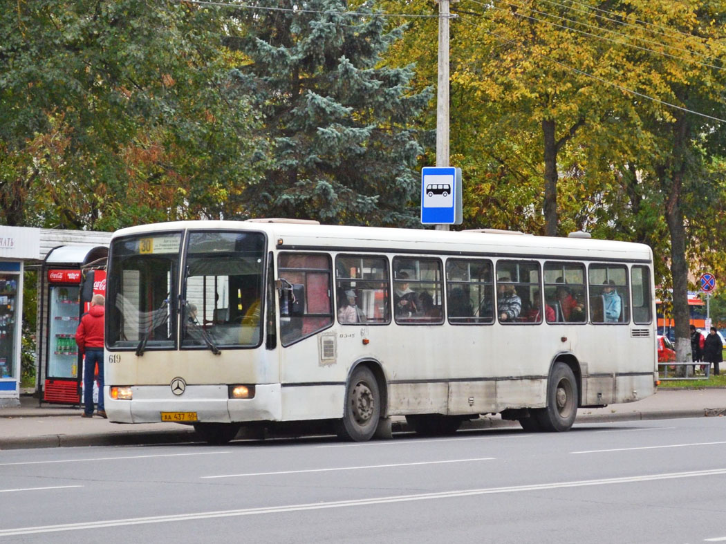 Псковская область, Mercedes-Benz O345 № 619