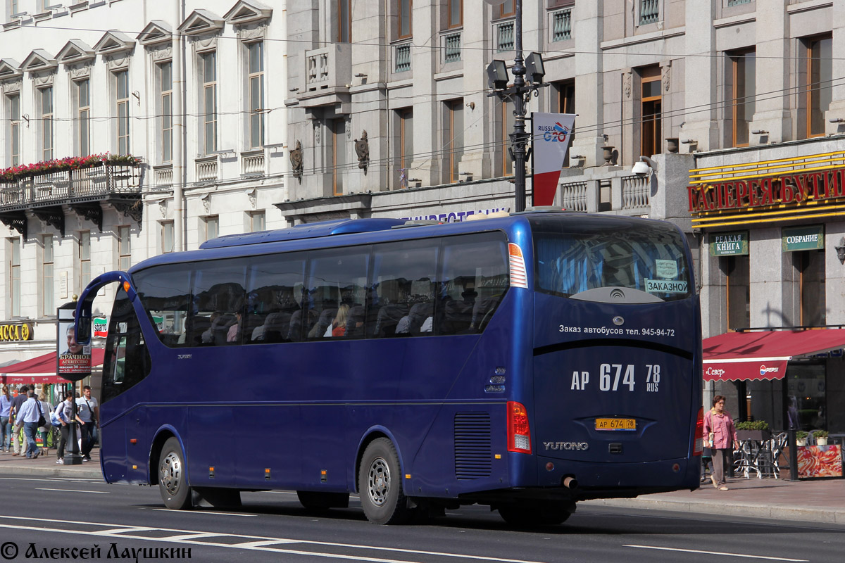 Санкт-Петербург, Yutong ZK6129H № АР 674 78