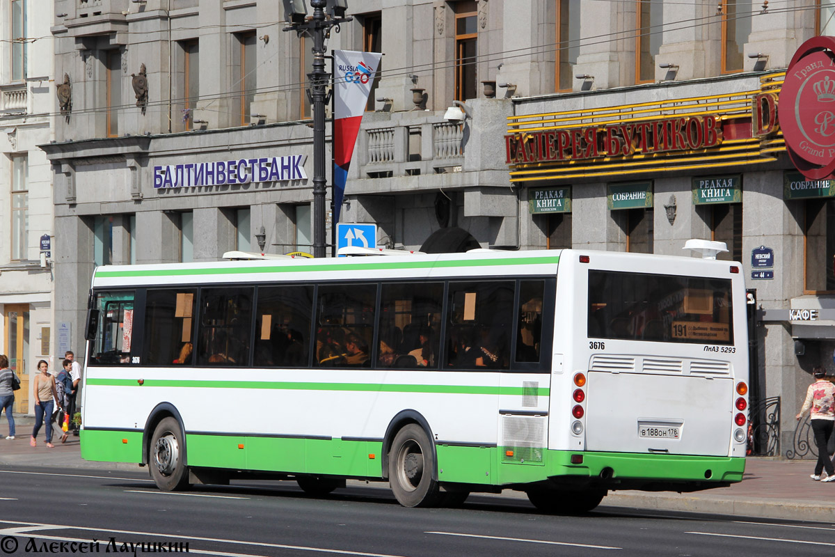 Санкт-Петербург, ЛиАЗ-5293.60 № 3676